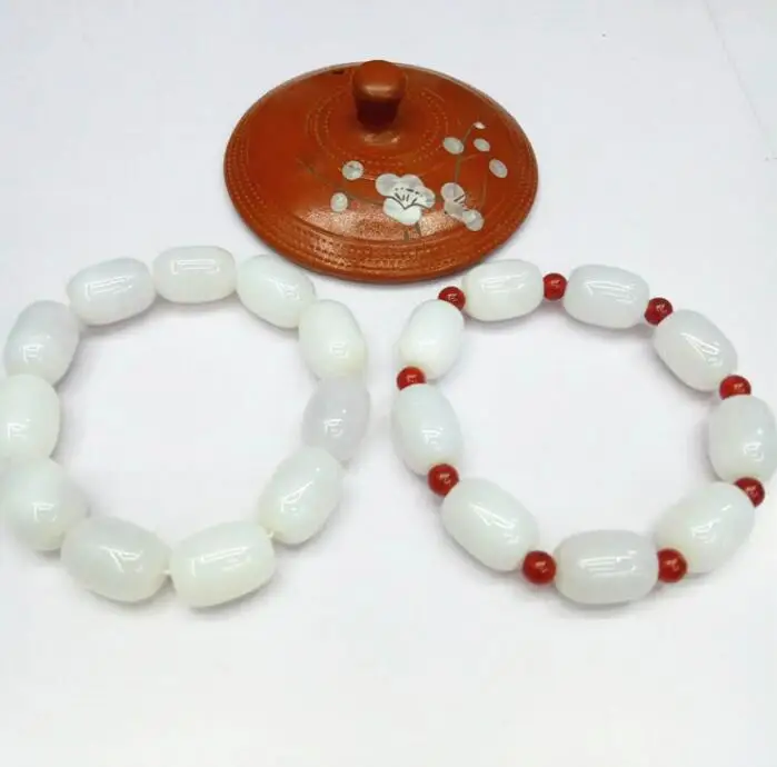 Bracelet++Trendy original hand ornament natural bucket Bead Bracelet DIY drum bead string stone | Украшения и аксессуары