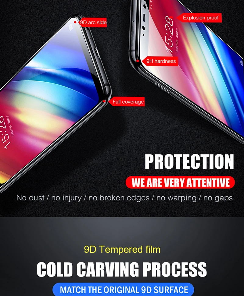 9D полное покрытие печать закаленное стекло для Samsung Galaxy S10 E A90 A80 A70 A60 A50 A40 A30 A20 M30 M20