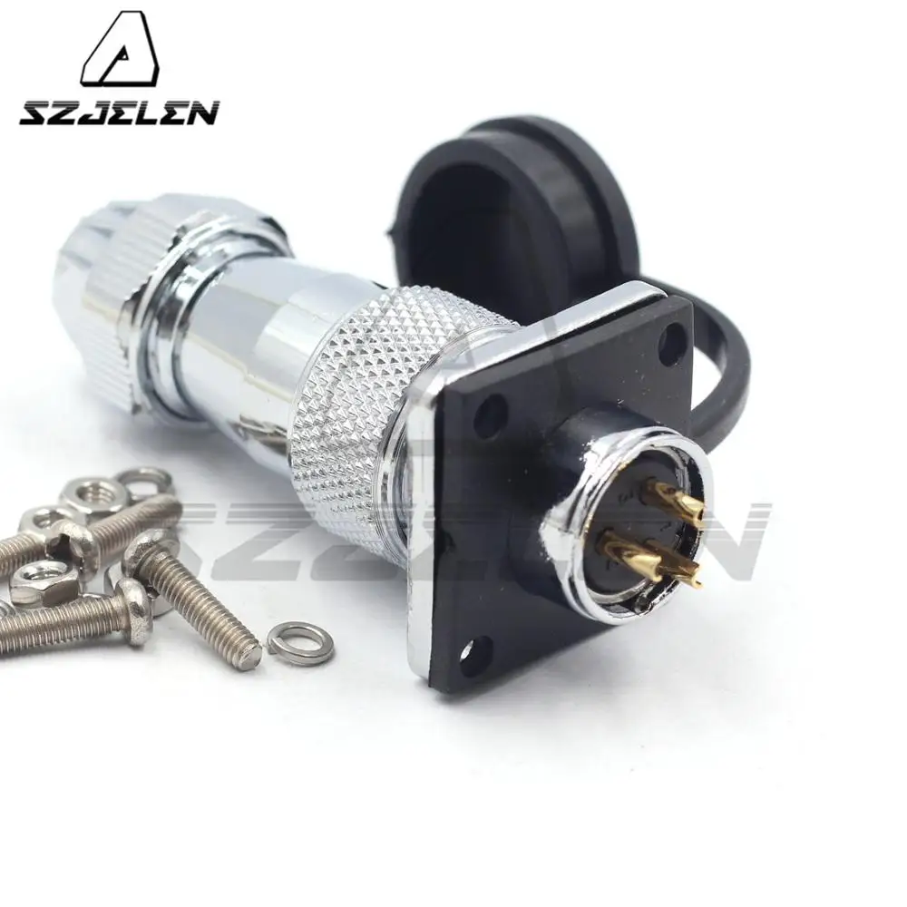 Серия WS16 3 контактный водонепроницаемый Штекерный разъем промышленные разъемы