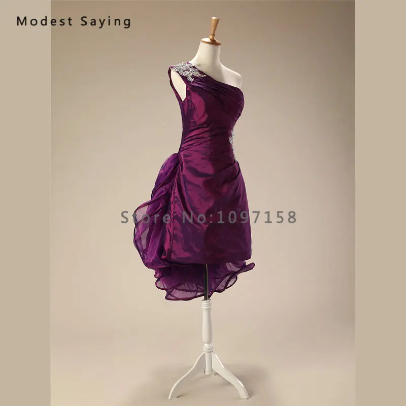 Элегантные фиолетовые Прямые коктейльные платья Стразы с аппликацией 2017 со