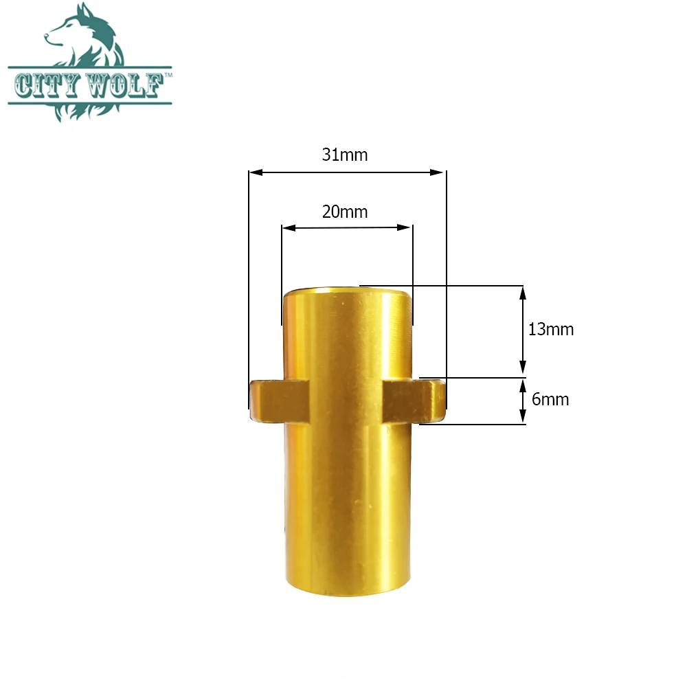 100PCS high pressure washer aluminum adaptor G1/4 thread outside inside wire Karcher K2-K7 spray water gun city wolf car | Автомобили и