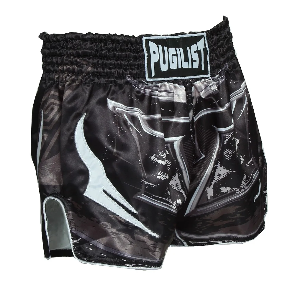 

PUGILIST MMA short helmet MUAY THAI SHORTS FIGHT SHORTS Boxing Trunks QUANJIDASHI