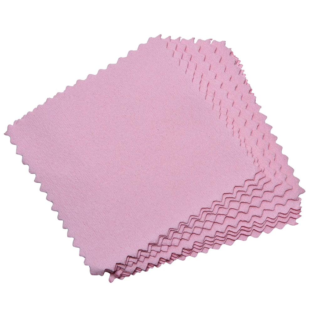 10 шт. салфетка для чистки ювелирных изделий|jewelry tools|polishing clothjewelry polishing cloth |