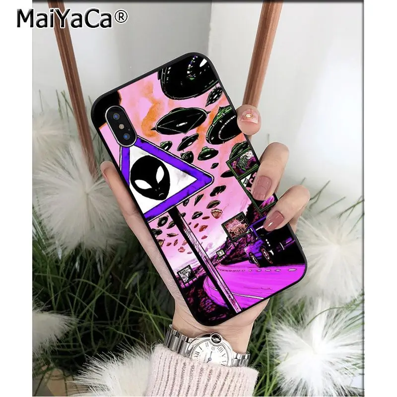 MaiYaCa Alien Believe UFO ET высококачественный чехол для телефона iPhone X XS MAX 6 6S 7 7plus 8 8Plus 5 5S XR