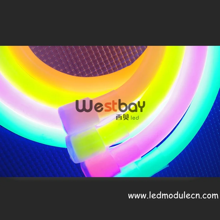 Мини 24V LED неоновый гибкий красный синий зеленый желтый оранжевый розовый белый