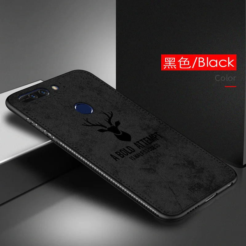 Для huawei honor 8 pro Чехол с тканевым узором V9 чехол задняя крышка силиконовый мягкий край противоударный бизнес capas honor 8 Pro Мужской чехол s