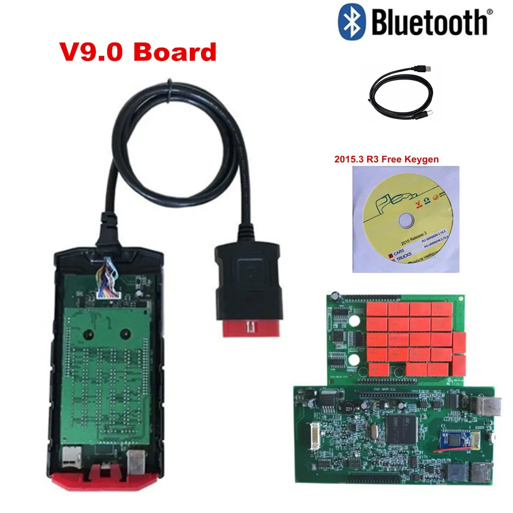 Новый Vci 2015 3 keygen Obd Obd2 vd TCS CDP PRO Plus Bluetooth As Multidiag Pro ObdII сканер автомобилей грузовиков