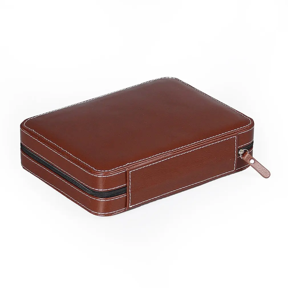 8 сетки из искусственной кожи часы коробка для хранения показ контейнер