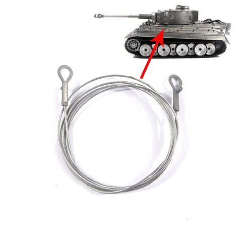 Mato 3818-1 танк RC часть Tiger 1 боковой металлический буксировочный кабель для 1/16 1:16 RC Германия Tiger 1 танк