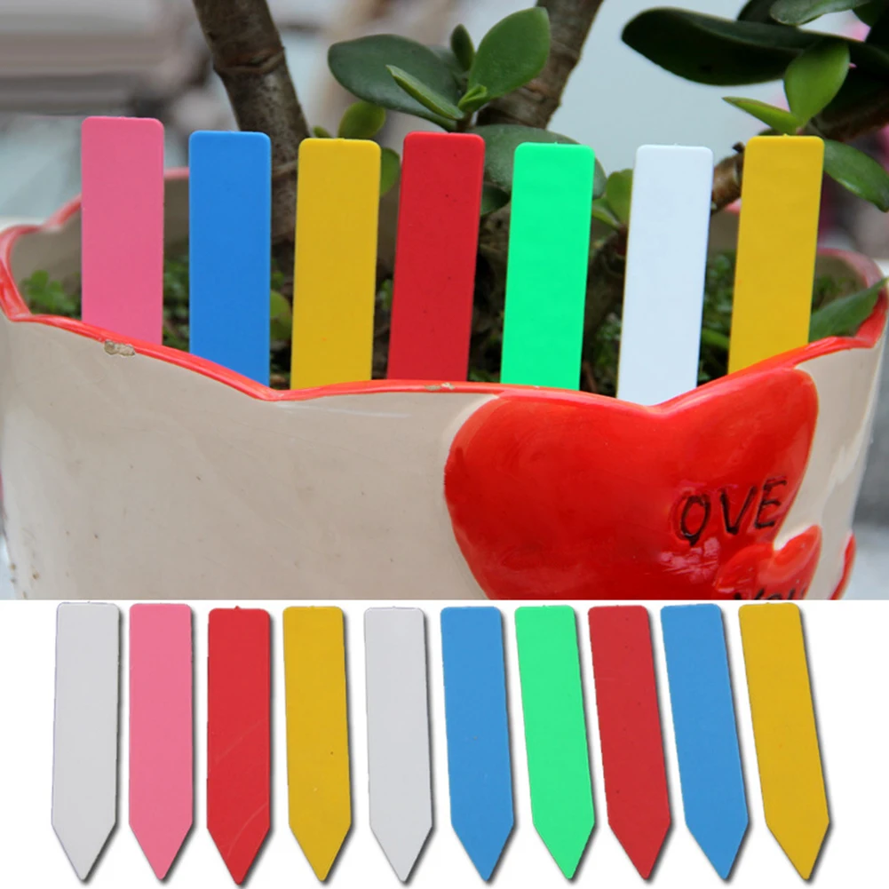 40 #100 шт Горшок для садового растения маркеры пластиковые бирки колыбели Дворовые