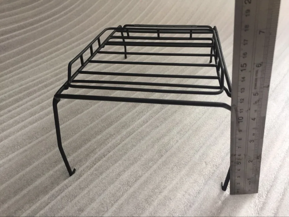 Metal Roll Rolling Luggage Tray with Led Bar For 1/10 scale RC Wrangler Jeep 5 Doors Hard Body Axial SCX10 AX90027 AX90035 Truck | Игрушки и