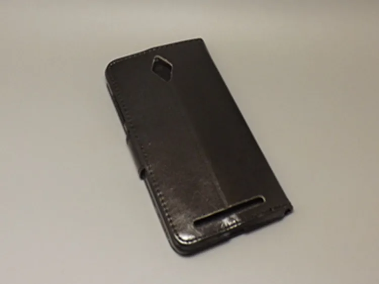 Чехол Кошелек Crazy horse с двумя картами и 2 слотами для карт ASUS Zenfone Go ZC500TG 5 0