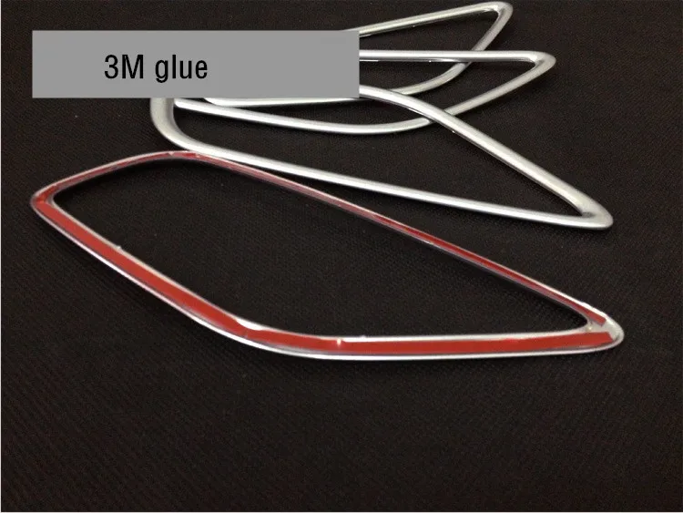 Новое поступление 4 шт./компл. модификации автомобиля украшения ABS Гальваническое