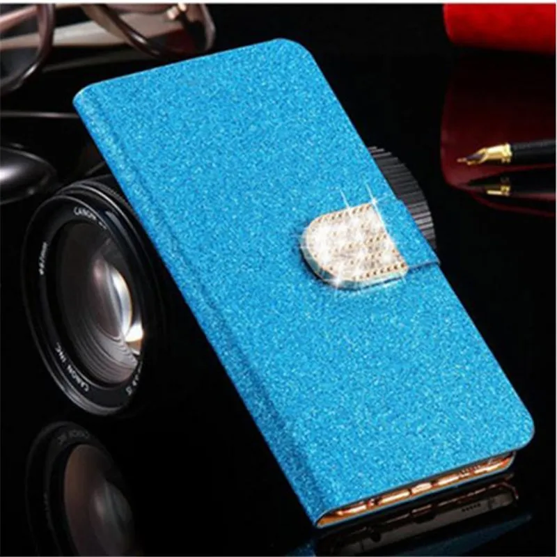 Для LG Рыболов Случае Роскошные Блестящие Побрякушки Порошок Кожа Магнитный