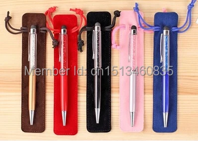 Бесплатная доставка бархатный мешочек для драгоценностей ручек записывающих