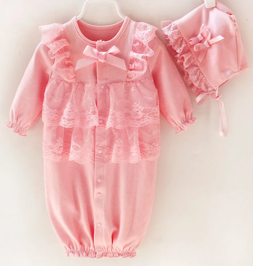 Комплект хлопковой одежды для новорожденных девочек с длинным рукавом подарок