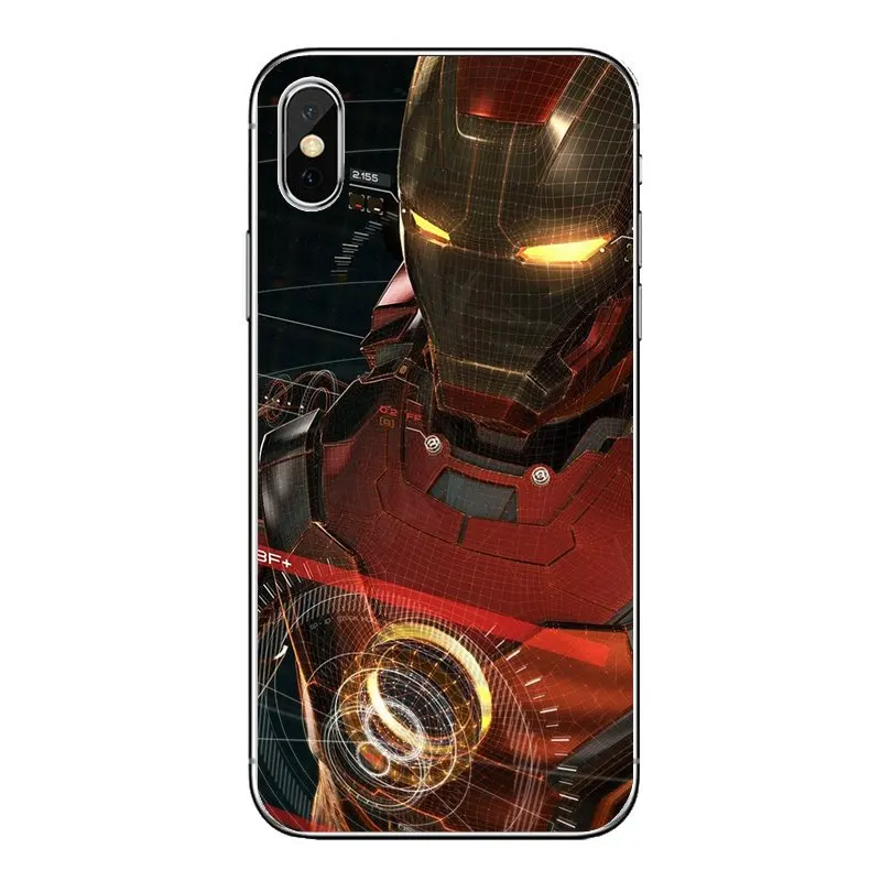 Soft Cases For Huawei P20 Lite Nova 2i 3i 3 GR3 Y6 Pro Y7 Y8 Y9 Prime 2018 2019 The Avengers Superhero iron man Robert Downey Jr |