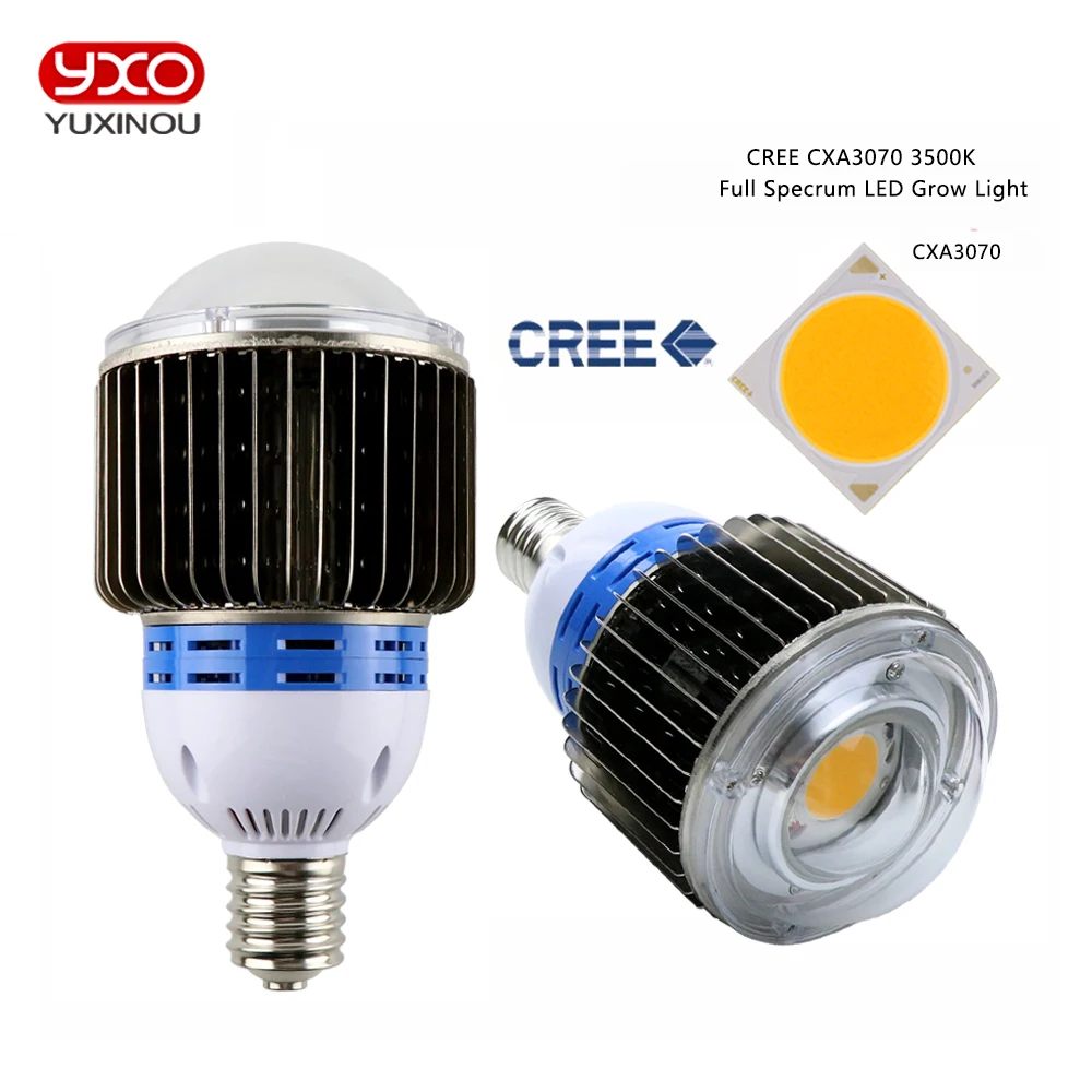1 шт. CREE COB полный спектр светодиодный чип CREE 100 Вт Светодиодный светильник для выращивания замена HPS 200 Вт лампа для выращивания домашняя Светодиодная лампа для выращивания растений