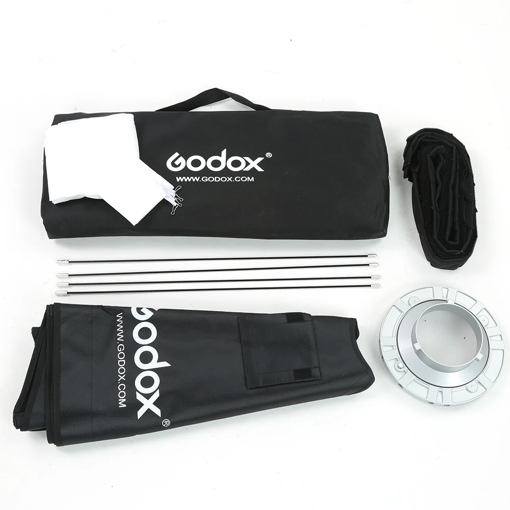 Godox SB FW 23 6 &quot60*60 см софтбокс Bowens крепление с сеткой и белый рассеиватель