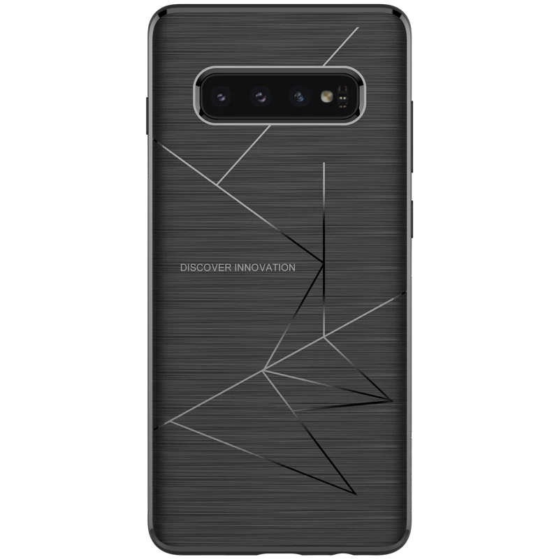 Чехол Nillkin для samsung Galaxy S10 Plus, волшебный QI беспроводной зарядный приемник, автомобильный магнитный держатель для samsung S10 Plus S10 - Цвет: Черный