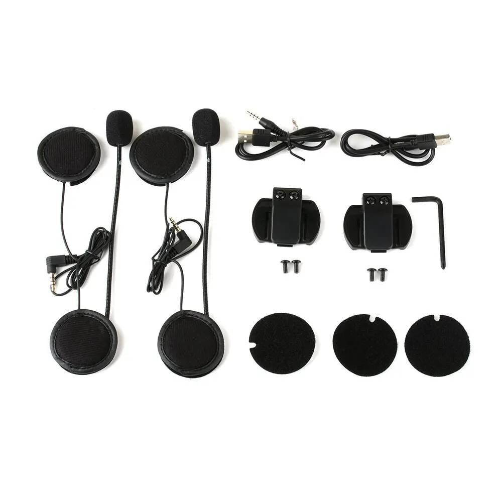 Универсальный беспроводной радиоприемник для мотоцикла BT Walkie talkie V6 1200
