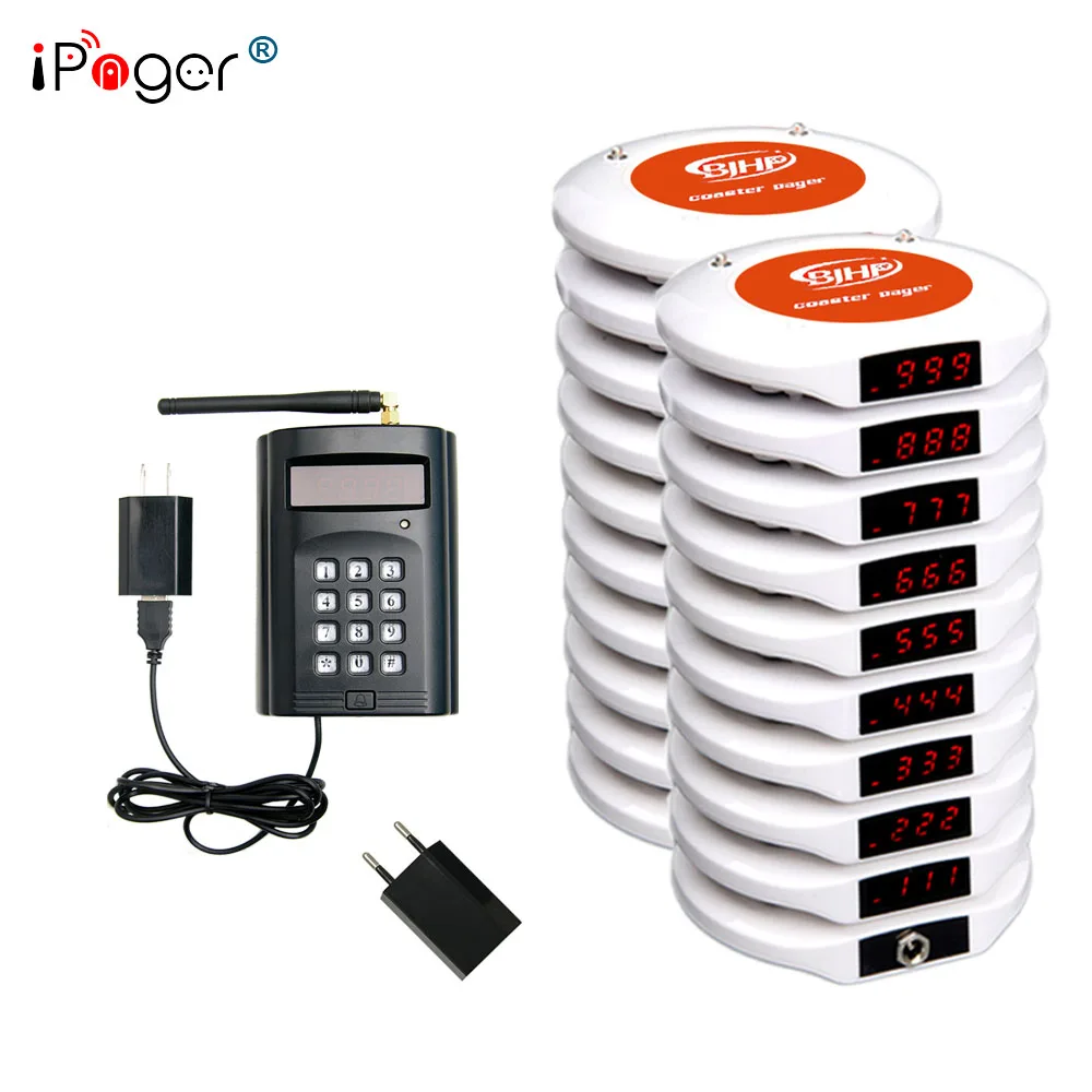 Ресторанная Беспроводная система вызова официанта/Система вызова/пейджер coaster |