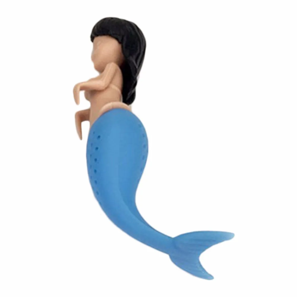 Силиконовая Русалка для безопасности пищевых продуктов 3 типа фильтр конфет чая