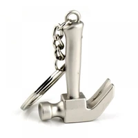 1pc creative metal claw hammer keyring men ornament creative gifts car keychain free shipping fashion