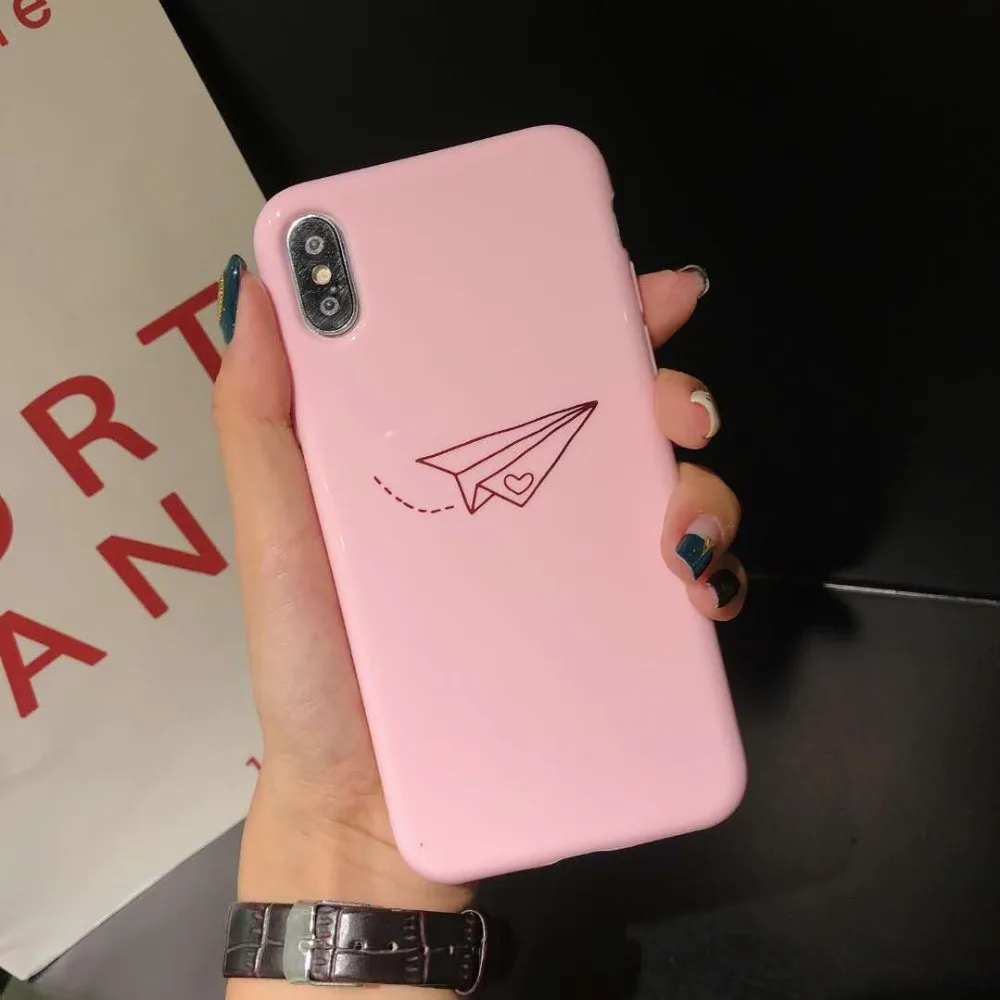 Для iPhone 6 6s Plus XS Max милый мягкий силиконовый чехол с мультяшным рисунком для 7 8 iphone