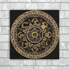 Квадратнаякруглая дрель 5D DIY Мандала алмазная живопись Будда 