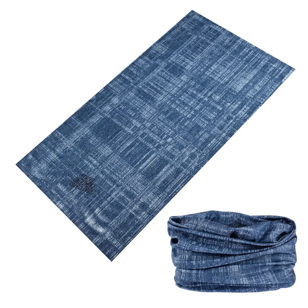 Синие женские шарфы головной платок бандана мужская спортивная маска походная