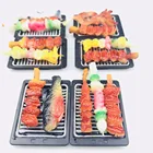 Миниатюрный Кукольный домик для барбекю, 2 шт.лот, масштаб 16, китайская кухня для кукольного домика Blyth, ролевые игрушки для кухни