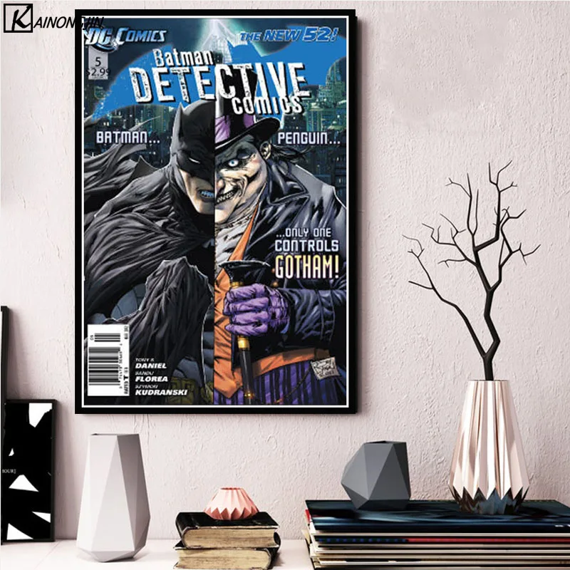 Стэн книга плакат Винтаж Marvel DC Leess комиксы постеры с супергероями и принтами Холст Живопись стены Искусство для гостиной домашний декор