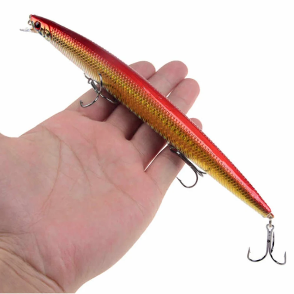 1 PCS 18cm / 24.48g Big Mino Artificial Fishing Bait Doing Quality Professional Bass Crank Wobbler Gear 10 Colors | Спорт и