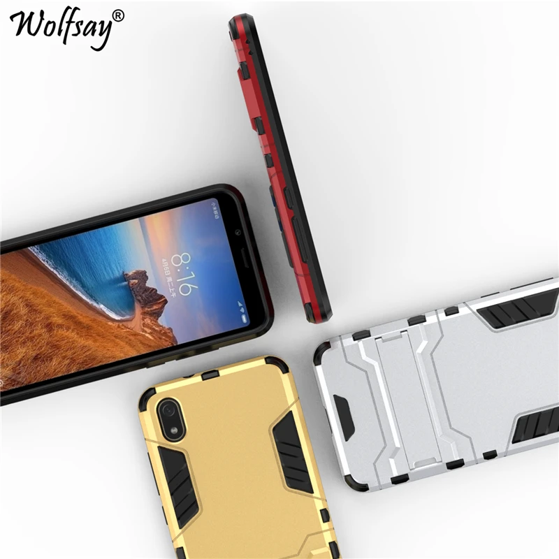 

Redmi 7A Cover For Xiaomi Redmi 7A Case Slim PC + Soft Rubber Case For Xiaomi Redmi 7A Cover For Xiaomi Redmi 7A Wolfsay 5.45"
