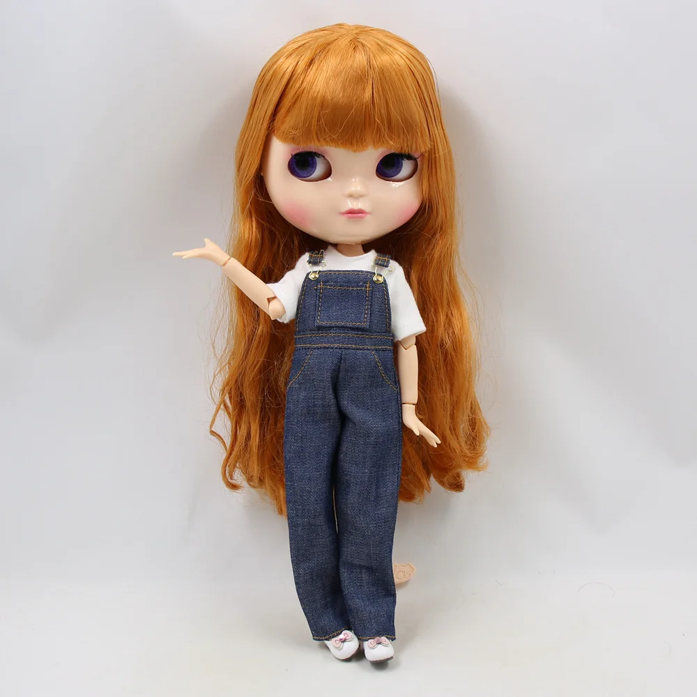 Кукла Blyth ICY DBS DollDBS 1/6 30 см Одежда BJD новый джинсовый комбинезон комплект для Нео