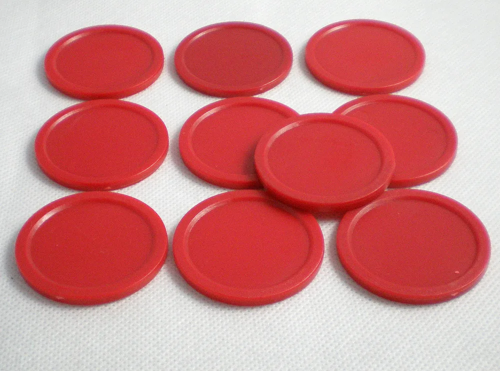 

Free shipping 10pcs/lot 60mm 2.36" red Air hockey table pusher puck mallet GoalieS 601