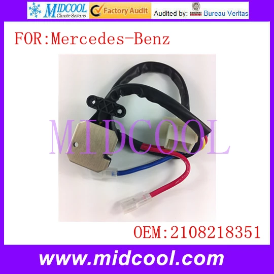 Новый вентилятора отопителя резистор мотора регулятор использовать OE NO. 2108218351