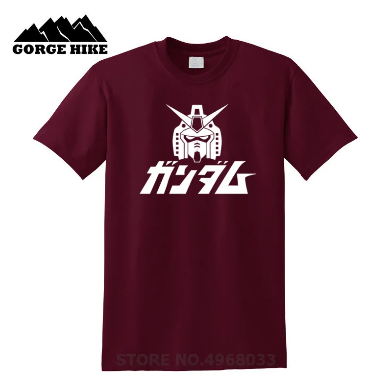 Мужская футболка с японским Аниме Gundam Waves RX-78-2 самурайский робот потрясающая