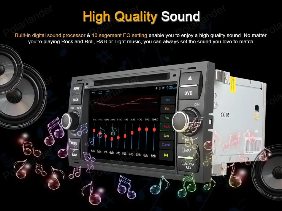 1024*600 Android 4 четырехъядерный автомобильный dvd-плеер для Ford Mondeo Focus Transit C-MAX GPS BT wifi