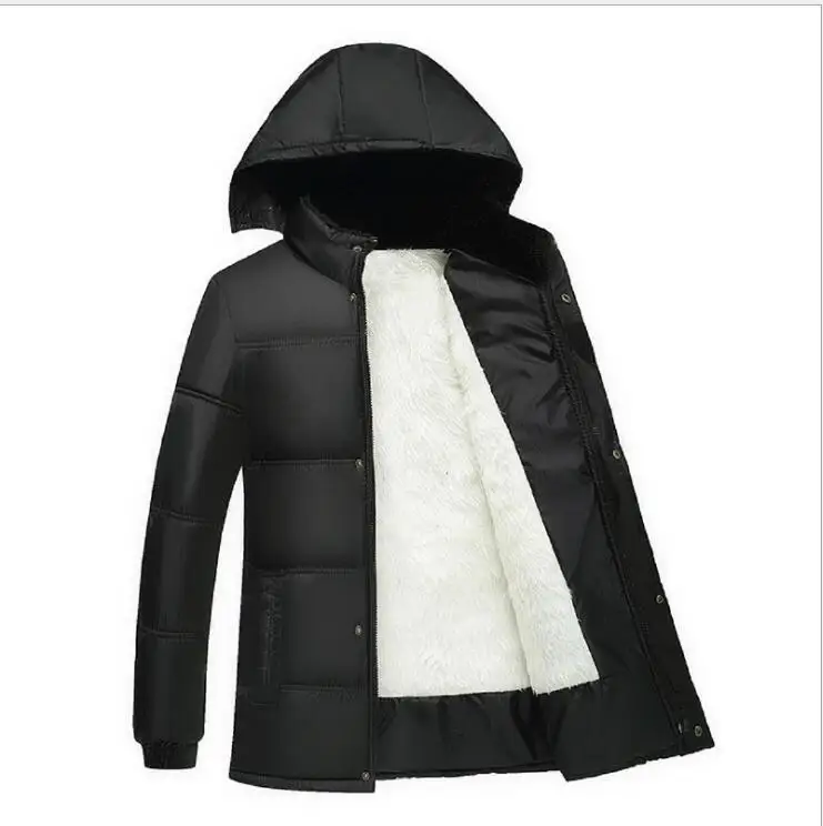 

MRMT 2022 Новые мужские куртки плюс бархатная длинная стеганая куртка с капюшоном для мужчин Теплая стеганая куртка одежда