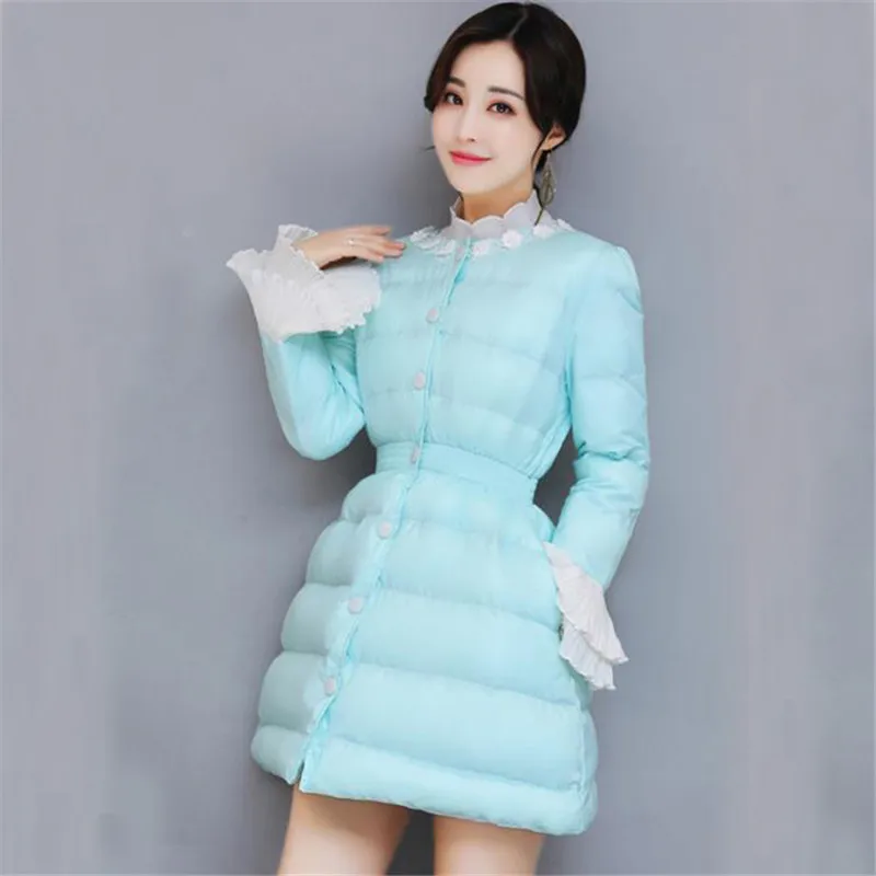 Новый осенне зимний пуховик для женщин толстый парка хлопковое Стеганое пальто