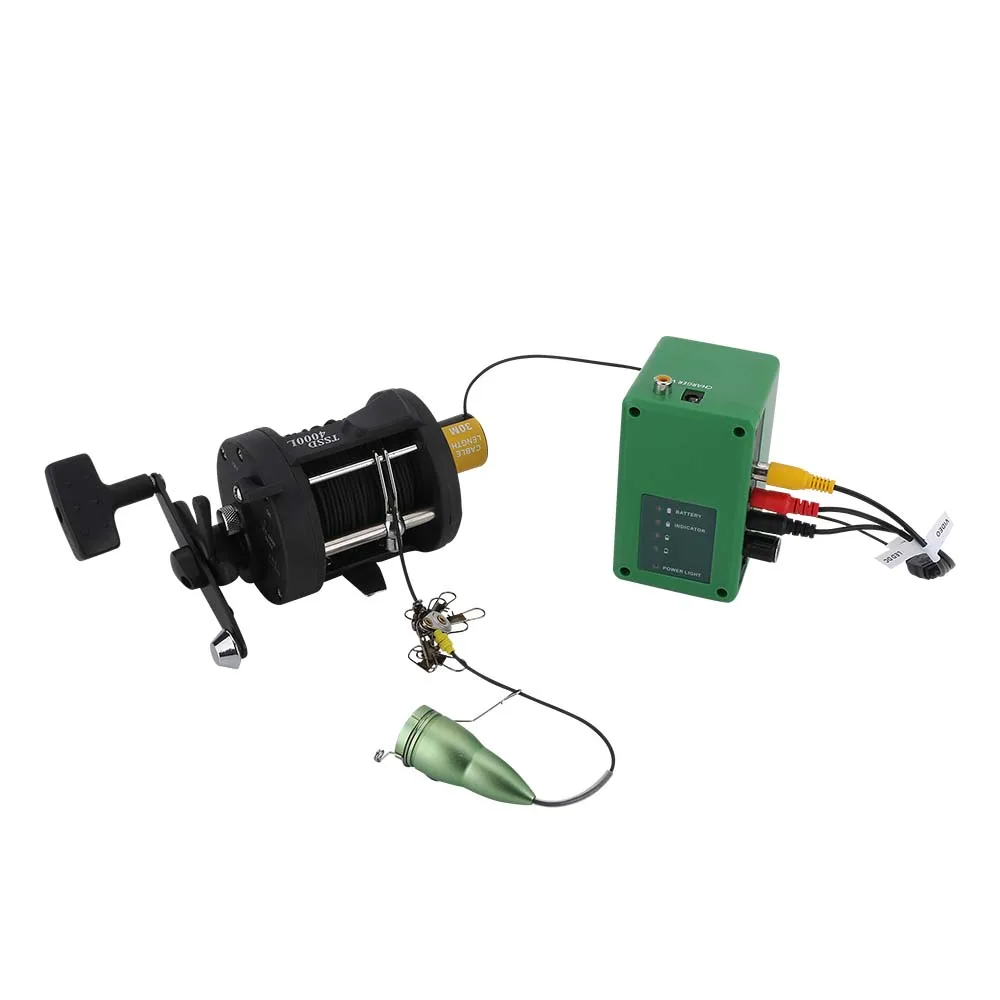 Продажа Комплект для подводной рыболовной видеокамеры из алюминиевого сплава, 6 Вт, ИК светодиодные фонари с 7-дюймовым HD цветным монитором, морской ...