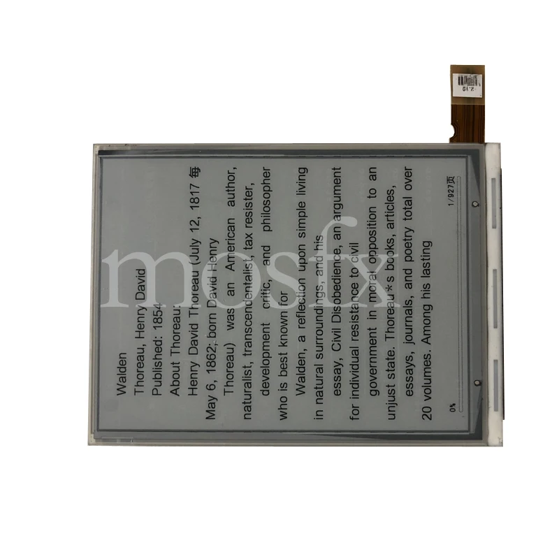 Оригинальный PVI 6 дюймов ED060SCE (LF) T1 E-ink дисплей для NOOK2 SONY PRS-T2 PRS-T1 Бесплатная