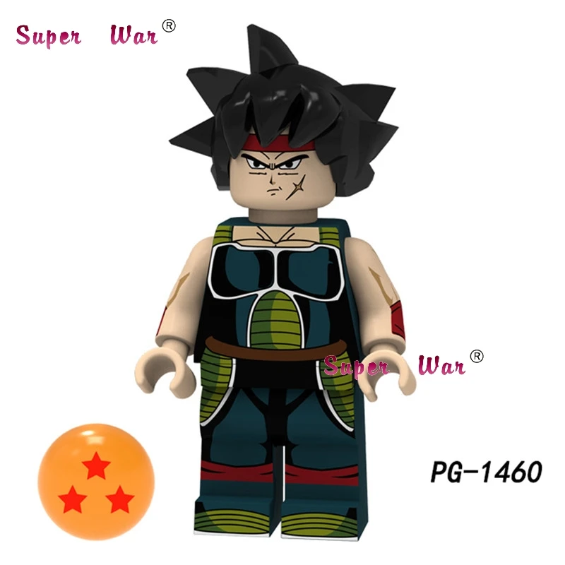 PG1460 Один строительный конструктор Dragon Ball Z Black goku Naba Sun Wukong Badak Dales обучающие мультфильмы серии игрушки для детей - Цвет: PG1460