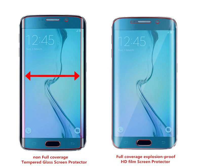 YKSPACE 3D Передняя Задняя мягкая защитная пленка на весь экран для samsung Galaxy S6 edge Plus S7 edge S8 S9 S10 Plus Note 8 7 FE 9