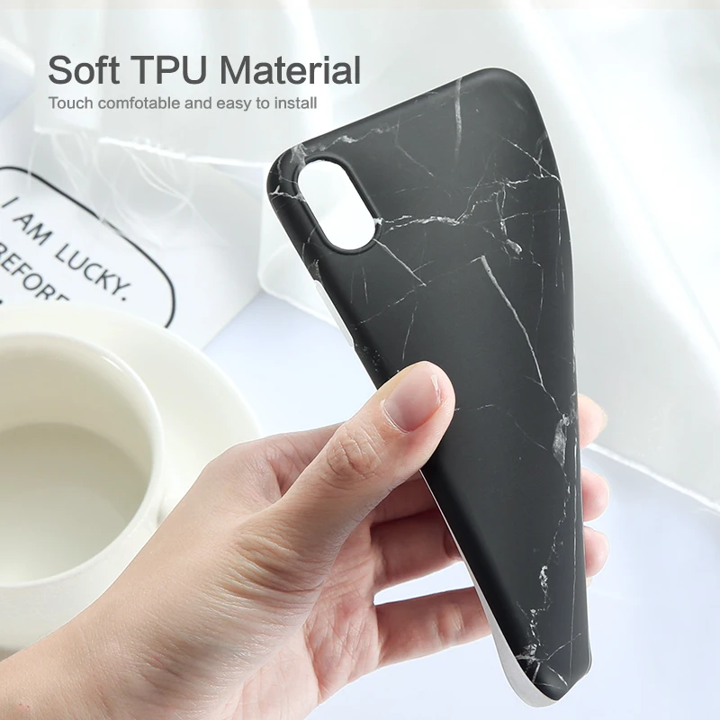 KISSCASE Case For iPhone 7 X Simple White Marble 6 6S 8 Plus S Cover XR XS MAX Coque Silicon Fundas |