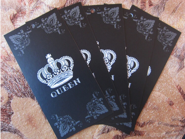 800gsm бесплатно высечки Золото Серебро фольга/штамповки этикетки одежды ярлык на