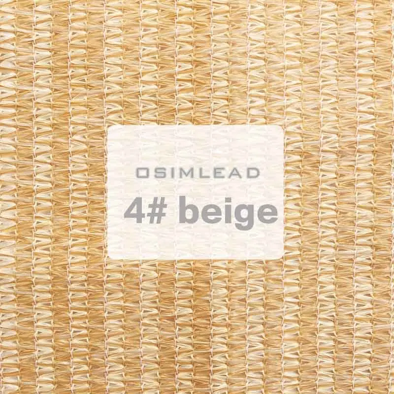Beige Изготовленный На Заказ hdpe козырек от Солнца Парус УФ верх открытый навес Патио газон - Цвет: Beige
