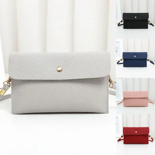 Новая Женская Стеганая сумка из искусственной кожи с цепочкой сумка-конверт